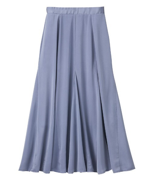 GeeRA（ジーラ）の「マチ付フレアーロングスカート（スカート・レディース・ブルー/ベージュ/グリーン・LARGE/MEDIUM/X-LARGE）」の5枚目の写真