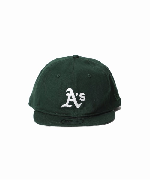 NEW ERA（ニューエラ）の「【NEW ERA / ニューエラ】別注 A's BIKE CAP（キャップ・メンズ・ネイビー/グリーン・FREE）」の11枚目の写真