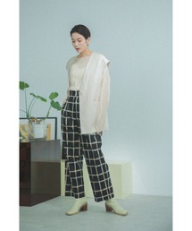ROSEBUD ローズバッド セットアップ チェック 美品】ROSE BUD ジャケット パンツ セットアップ チェック柄