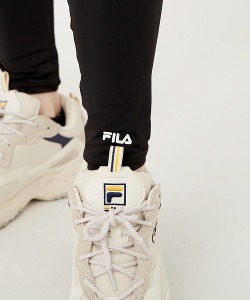 FILA(フィラ)の「【FILA:フィラ】レディースTシャツ+スカート付+レギンス3点セット(Tシャツ/カットソー・レディース・ホワイト/ブラック/ラベンダー・MEDIUM/LARGE/X-LARGE)」の11枚目の写真