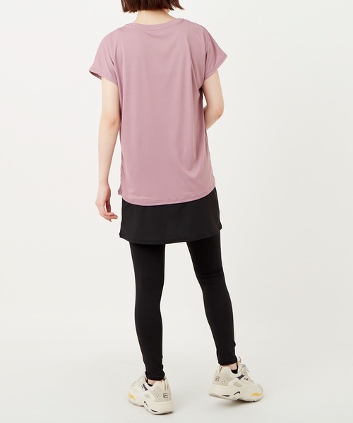 FILA(フィラ)の「【FILA:フィラ】レディースTシャツ+スカート付+レギンス3点セット(Tシャツ/カットソー・レディース・ホワイト/ブラック/ラベンダー・MEDIUM/LARGE/X-LARGE)」の7枚目の写真