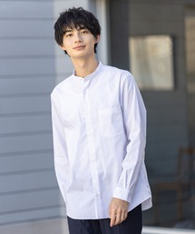 GLOBAL WORK | ストレッチブロードバンドシャツ/255733(シャツ/ブラウス)