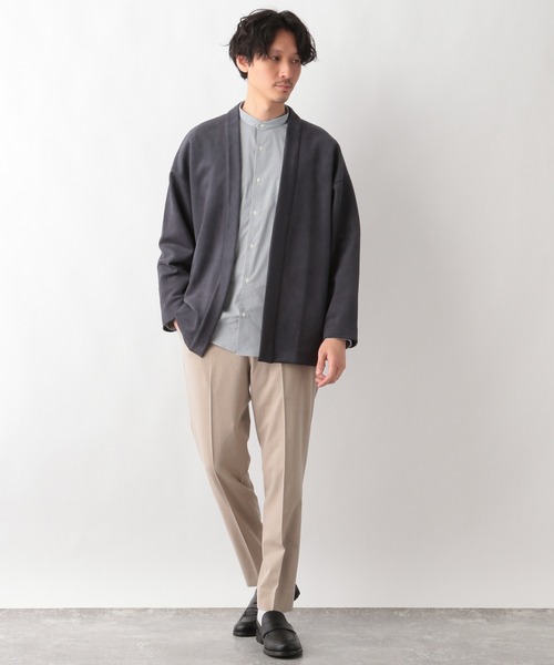 GLOBAL WORK（グローバルワーク）の「ストレッチブロードバンドシャツ/255733（シャツ/ブラウス・メンズ・その他/ホワイト/ライトベージュ/スカイブルー/ブルー/グレー・LARGE/X-LARGE/MEDIUM/SMALL）」の11枚目の写真