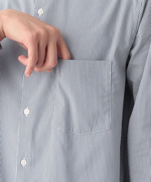GLOBAL WORK（グローバルワーク）の「ストレッチブロードバンドシャツ/255733（シャツ/ブラウス・メンズ・その他/ホワイト/ライトベージュ/スカイブルー/ブルー/グレー・LARGE/X-LARGE/MEDIUM/SMALL）」の22枚目の写真