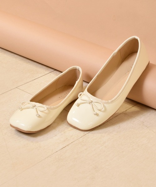 ems excite(エムズエキサイト)の「バレエシューズ(バレエシューズ・レディース・ブラック/グリーン/ゴールド/ブラック系その他/レッド/オフホワイト・M/L)」の16枚目の写真