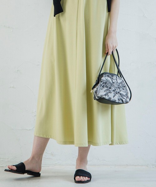 OPAQUE.CLIP（オペークドットクリップ）の「◆アニマルフラワージャカードがま口ミニショルダー（ショルダーバッグ・レディース・ブラック系3/ダークブラウン系3・00）」の7枚目の写真