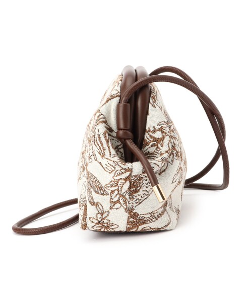 OPAQUE.CLIP（オペークドットクリップ）の「◆アニマルフラワージャカードがま口ミニショルダー（ショルダーバッグ・レディース・ブラック系3/ダークブラウン系3・00）」の19枚目の写真