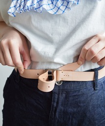 stitch leather belt