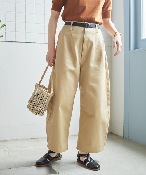 bulle de savon（ビュルデサボン）の「stitch leather belt（ベルト・レディース・ナチュラル/ブラック/ライトグリーン・FREE）」の14枚目の写真