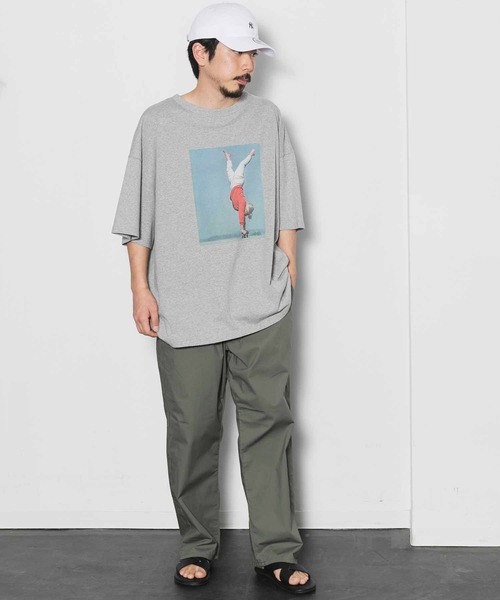 AMERICAN RAG CIE（アメリカンラグシー）の「LIFE Skateboard Tee（Tシャツ/カットソー・メンズ・オフホワイト/グレー・SMALL/MEDIUM/LARGE）」の10枚目の写真