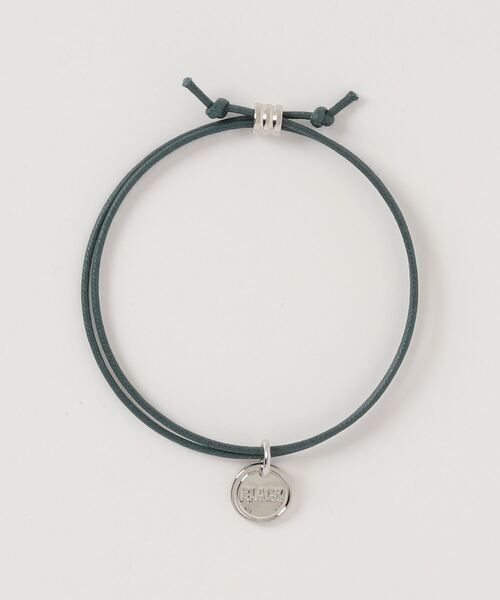 DOUBLE STEAL（ダブルスティール）の「Leather Cord Bracelet（ブレスレット・メンズ・ブラック/ブルー/グリーン系その他/キャメル/レッド/グリーン/パープル・FREE）」の3枚目の写真