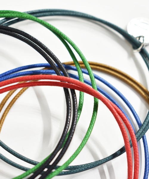 DOUBLE STEAL（ダブルスティール）の「Leather Cord Bracelet（ブレスレット・メンズ・ブラック/ブルー/グリーン系その他/キャメル/レッド/グリーン/パープル・FREE）」の11枚目の写真