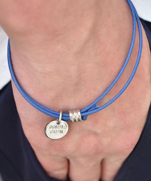 DOUBLE STEAL（ダブルスティール）の「Leather Cord Bracelet（ブレスレット・メンズ・ブラック/ブルー/グリーン系その他/キャメル/レッド/グリーン/パープル・FREE）」の13枚目の写真