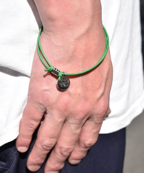 DOUBLE STEAL（ダブルスティール）の「Leather Cord Bracelet（ブレスレット・メンズ・ブラック/ブルー/グリーン系その他/キャメル/レッド/グリーン/パープル・FREE）」の16枚目の写真