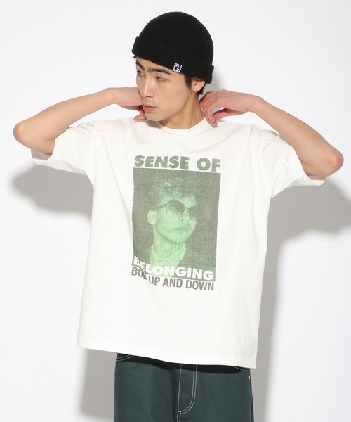 PBLIM(ページボーイリム)の「【PAGEBOYLIM】フォトグラフィックT(Tシャツ/カットソー・レディース・グレー/オフホワイト・MEDIUM/LARGE)」の3枚目の写真