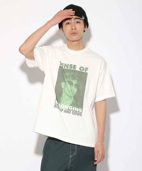 PBLIM(ページボーイリム)の「【PAGEBOYLIM】フォトグラフィックT(Tシャツ/カットソー・レディース・グレー/オフホワイト・MEDIUM/LARGE)」の5枚目の写真