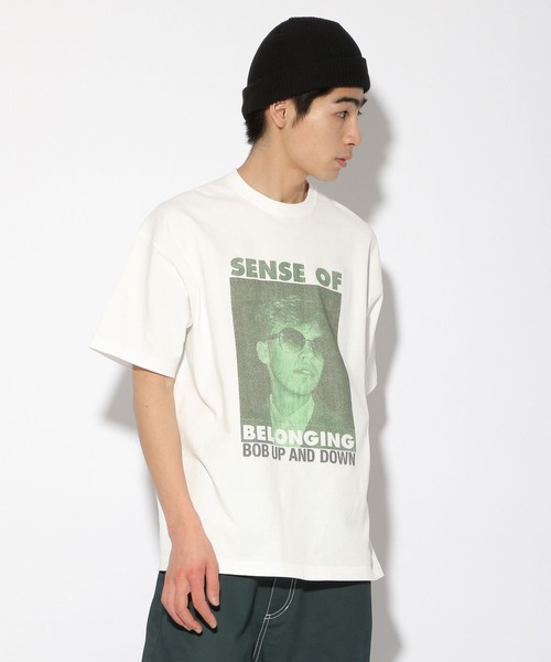 PBLIM(ページボーイリム)の「【PAGEBOYLIM】フォトグラフィックT(Tシャツ/カットソー・レディース・グレー/オフホワイト・MEDIUM/LARGE)」の4枚目の写真