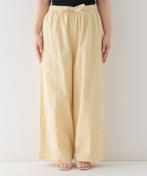 SLOBE IENA(スローブイエナ)の「【SEEALL / シーオール】 SHEER WORK パンツ(その他パンツ・レディース・ベージュ/ホワイト・38/36)」の3枚目の写真