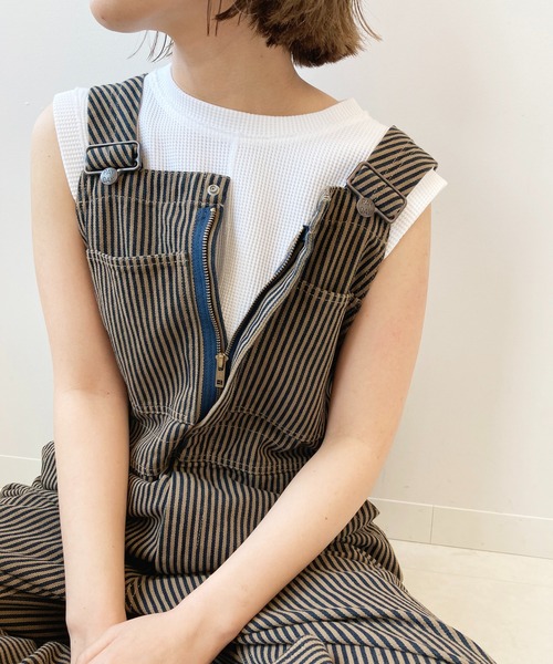 Spick & Span（スピックアンドスパン）の「ワッフルジャージートップス（Tシャツ/カットソー・レディース・ホワイト/モカ/ブルー系その他・FREE）」の8枚目の写真