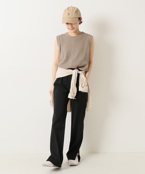 Spick & Span（スピックアンドスパン）の「ワッフルジャージートップス（Tシャツ/カットソー・レディース・ホワイト/モカ/ブルー系その他・FREE）」の12枚目の写真