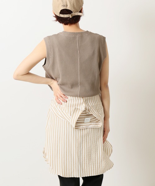 Spick & Span（スピックアンドスパン）の「ワッフルジャージートップス（Tシャツ/カットソー・レディース・ホワイト/モカ/ブルー系その他・FREE）」の20枚目の写真