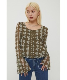 LAGUA GEM（ラグアジェム）の「HEM FLARE BLOUSE（シャツ/ブラウス）」
