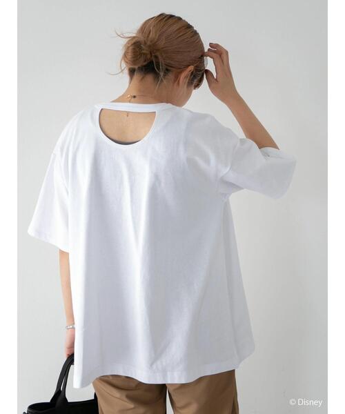 Disney（ディズニー）の「背中アキロゴカットプルオーバー3/Mickey（Tシャツ/カットソー・レディース・オフホワイト・FREE）」の6枚目の写真