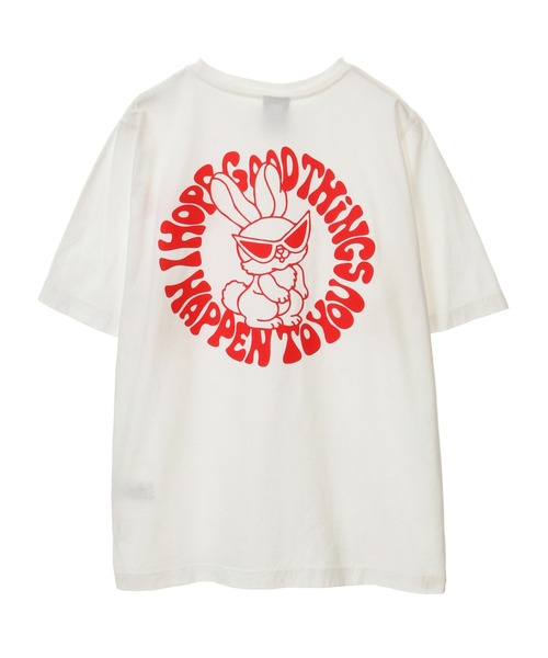 Candy Stripper(キャンディストリッパー)の「COOL BUNNY Tシャツ(Tシャツ/カットソー・レディース・レッド/グリーン/オフホワイト/ブラック・2/4/3)」の2枚目の写真