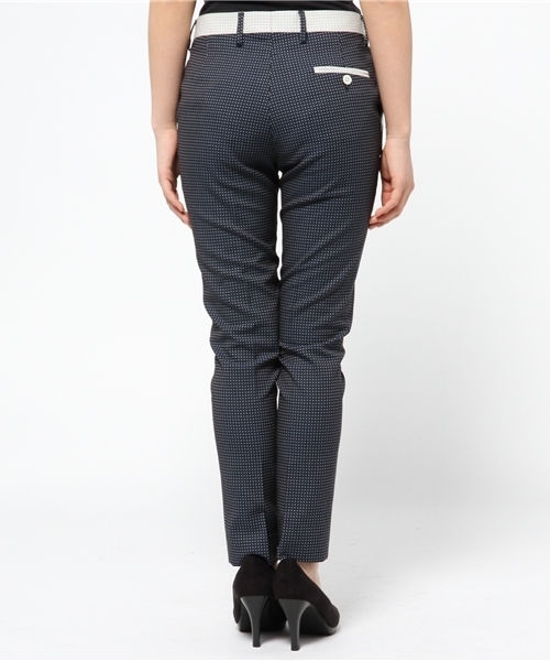 EDIT. FOR LULU（エディットフォールル）の「◆EQUIPAGE ドットジャガードテーパードパンツ（その他パンツ・レディース・ネイビー・SMALL/MEDIUM/X-SMALL）」の4枚目の写真