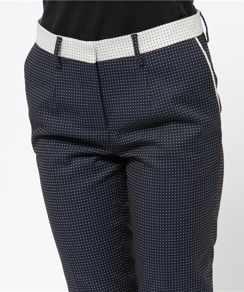 EDIT. FOR LULU（エディットフォールル）の「◆EQUIPAGE ドットジャガードテーパードパンツ（その他パンツ・レディース・ネイビー・SMALL/MEDIUM/X-SMALL）」の5枚目の写真