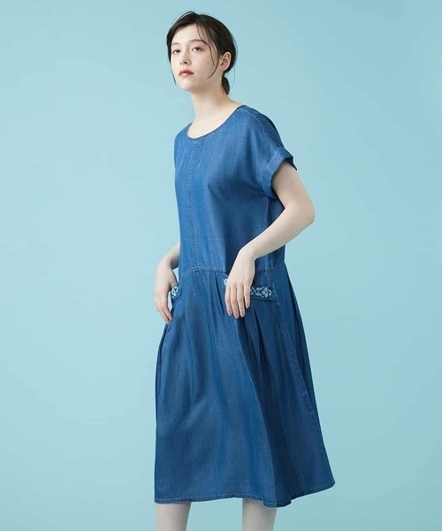 セール Jocomomola ホコモモラ のワンピース テンセルデニムワンピース Gjegp 320 をセール価格で購入できます Jocomomola ワンピース ドレス Jocomomola ホコモモラ のファッション ワンピース テンセルデニムワンピース ワンピース 適切な価格返品