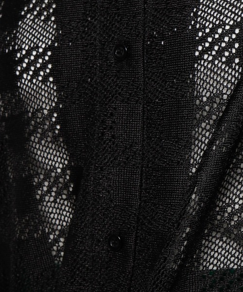 LOWRYS FARM（ローリーズファーム）の「チドリレースシャツ　279578（シャツ/ブラウス・レディース・ブラック/ブラウン/オフホワイト・FREE）」の13枚目の写真