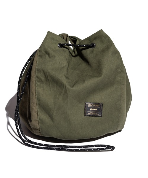 【セール】Military Drawstring Bag / ミリタリードローストリングバッグ（ショルダーバッグ）｜glamb（グラム）の