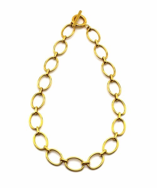 LHME（エルエイチエムイー）の「【WEB限定】”Gleam”オーバルチャンキーチェーンネックレス/サージカルステンレス（金属アレルギー対応）【LHME / エルエイチエムイー】（ネックレス・レディース・シルバー/ゴールド・43cm）」の17枚目の写真