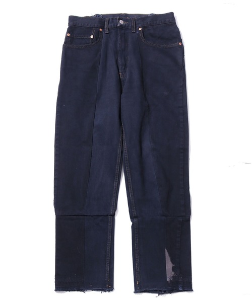 THRIFTY LOOK(スリフティールック)の「THRIFTY LOOK/スリフティルック LEVIS ”REMAKE”PANTS リメイクデニムパンツ(デニムパンツ・メンズ・ブラック系その他3/グレー系その他2/ネイビー系1/ブラック系その他2/グレー系その他/ブルー系その他2/ブルー系その他/ネイビー系/グレー系その他3/ブラック系その他・FREE)」の9枚目の写真