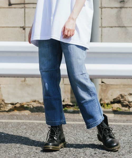 THRIFTY LOOK(スリフティールック)の「THRIFTY LOOK/スリフティルック LEVIS ”REMAKE”PANTS リメイクデニムパンツ(デニムパンツ・メンズ・ブラック系その他3/グレー系その他2/ネイビー系1/ブラック系その他2/グレー系その他/ブルー系その他2/ブルー系その他/ネイビー系/グレー系その他3/ブラック系その他・FREE)」の21枚目の写真