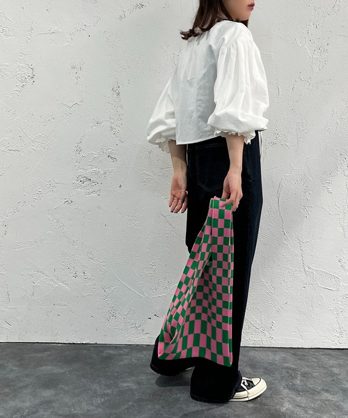 apres jour mignon(アプレジュールミニョン)の「ボレロブラウス【ZOZOTOWN限定アイテム】(シャツ/ブラウス・レディース・オフホワイト/グリーン系その他/ピンク/ブラック・フリー/X-LARGE)」の12枚目の写真