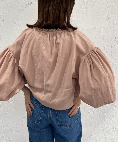apres jour mignon(アプレジュールミニョン)の「ボレロブラウス【ZOZOTOWN限定アイテム】(シャツ/ブラウス・レディース・オフホワイト/グリーン系その他/ピンク/ブラック・フリー/X-LARGE)」の21枚目の写真