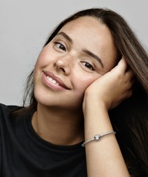 PANDORA（パンドラ）の「ツートーン ハート チャーム