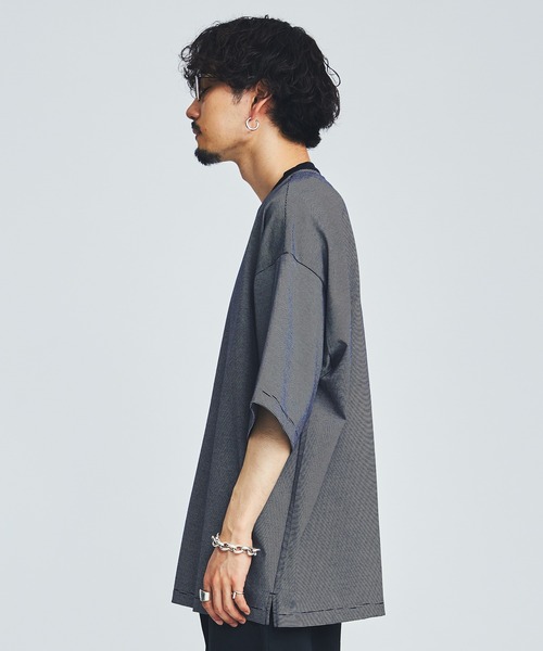 marka(マーカ)の「BORDER TEE(Tシャツ/カットソー・メンズ・ネイビー/グリーン・1/2)」の5枚目の写真