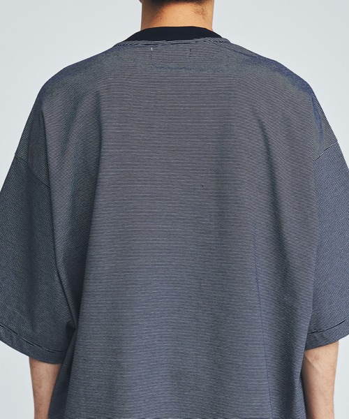 marka(マーカ)の「BORDER TEE(Tシャツ/カットソー・メンズ・ネイビー/グリーン・1/2)」の9枚目の写真