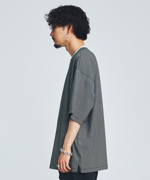 marka(マーカ)の「BORDER TEE(Tシャツ/カットソー・メンズ・ネイビー/グリーン・1/2)」の14枚目の写真