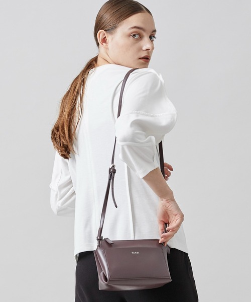 YAHKI（ヤーキ）の「【YAHKI】YH-489/ショルダーバッグ（ショルダーバッグ・レディース・ブラック/ベージュ/パープル/ダークブラウン・FREE）」の3枚目の写真