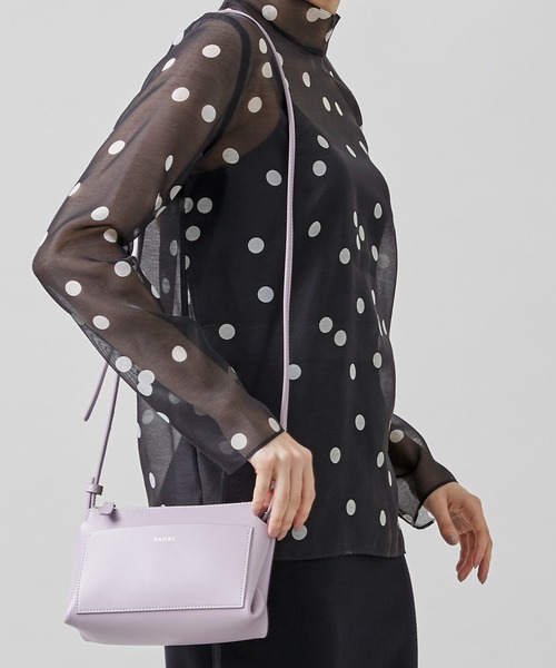 YAHKI（ヤーキ）の「【YAHKI】YH-489/ショルダーバッグ（ショルダーバッグ・レディース・ブラック/ベージュ/パープル/ダークブラウン・FREE）」の4枚目の写真