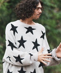 CAMBIO | mn2608-Star Intarsiare Knit Pullover ニット(ニット/セーター)