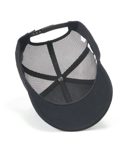 adidas（アディダス）の「アディダス メッシュキャップ サイドロゴ（キャップ・メンズ・ブラック×ブラック/ホワイト/ブラック×ホワイト・FREE）」の17枚目の写真