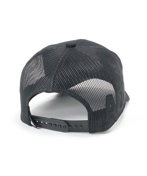 adidas（アディダス）の「アディダス メッシュキャップ サイドロゴ（キャップ・メンズ・ブラック×ブラック/ホワイト/ブラック×ホワイト・FREE）」の6枚目の写真