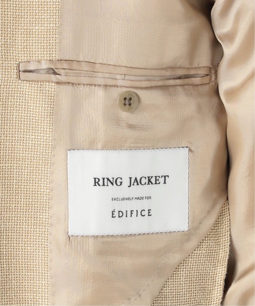 【RING JACKET】別注 エディフィス　テーラードジャケット セール】【RING JACKET】別注 Lanificio di Pray ジャケット