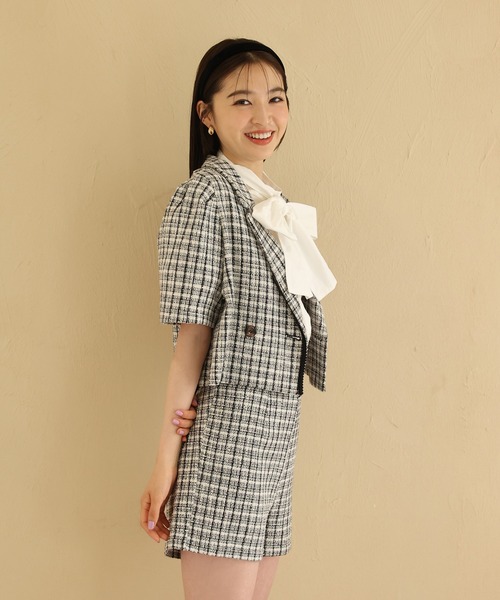 one after another NICE CLAUP（ワンアフターアナザーナイスクラップ）の「【セットアップあり】バックレースアップハイウェストショートパンツ（その他パンツ・レディース・ブラック/ブラック系その他/ブラック系・FREE）」の15枚目の写真