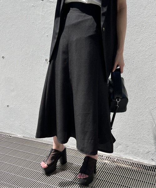 one way（ワンウェイ）の「リネンライクマーメイドスカート（スカート・レディース・オレンジ/ライトグリーン/ベージュ/ブラック・FREE）」の19枚目の写真